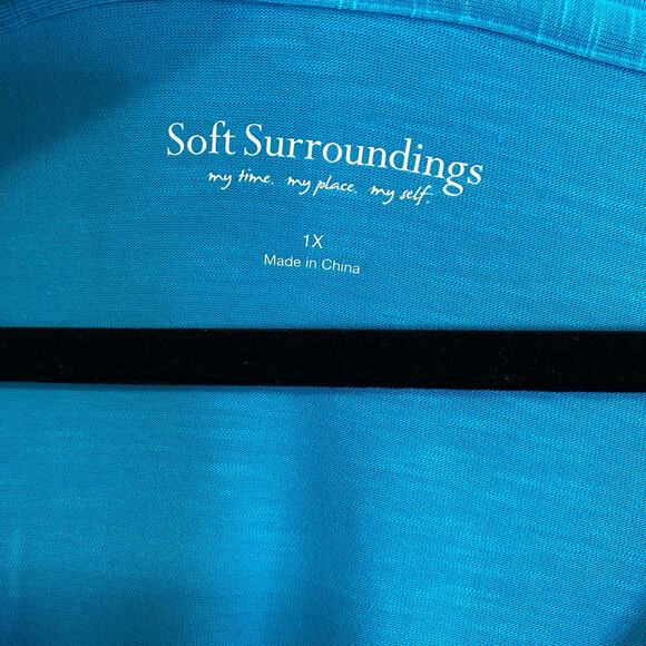 Soft Surroundings Women's Top The Perfect A Line Top Swing Tunic Plus Size 1X - Picture 6 of 8